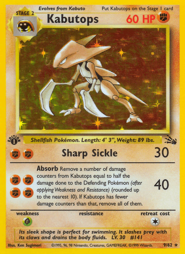 Kabutops — Fossil 9