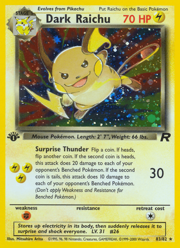 Dark Raichu — Team Rocket 83