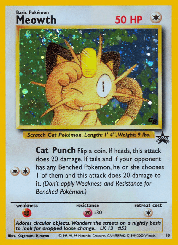 Meowth — Wizards Black Star Promos 10