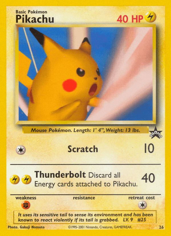 Pikachu — Wizards Black Star Promos 26