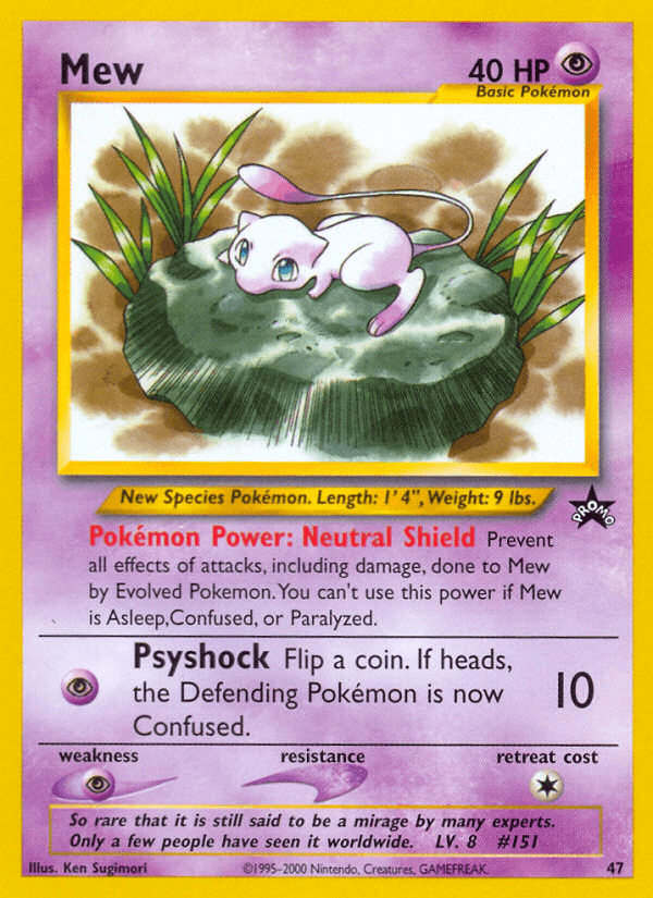Mew — Wizards Black Star Promos 47