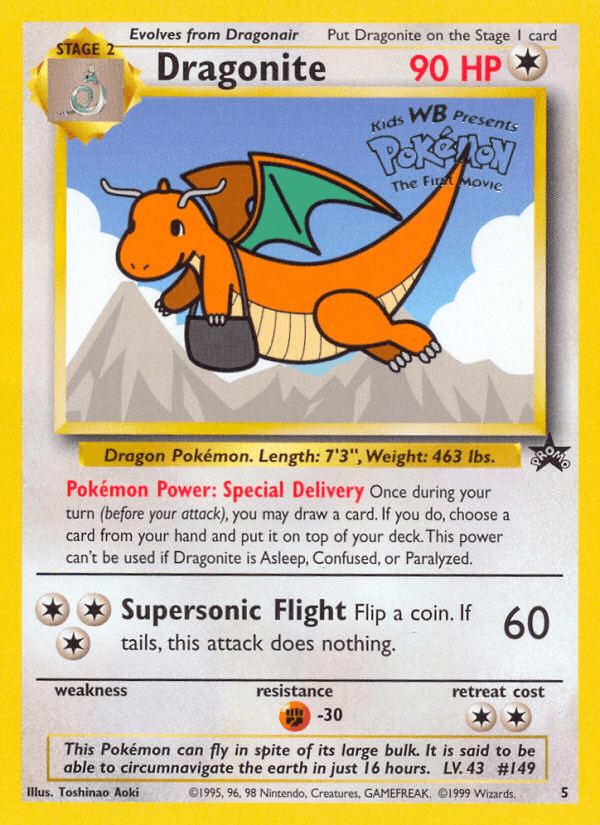 Dragonite — Wizards Black Star Promos 5