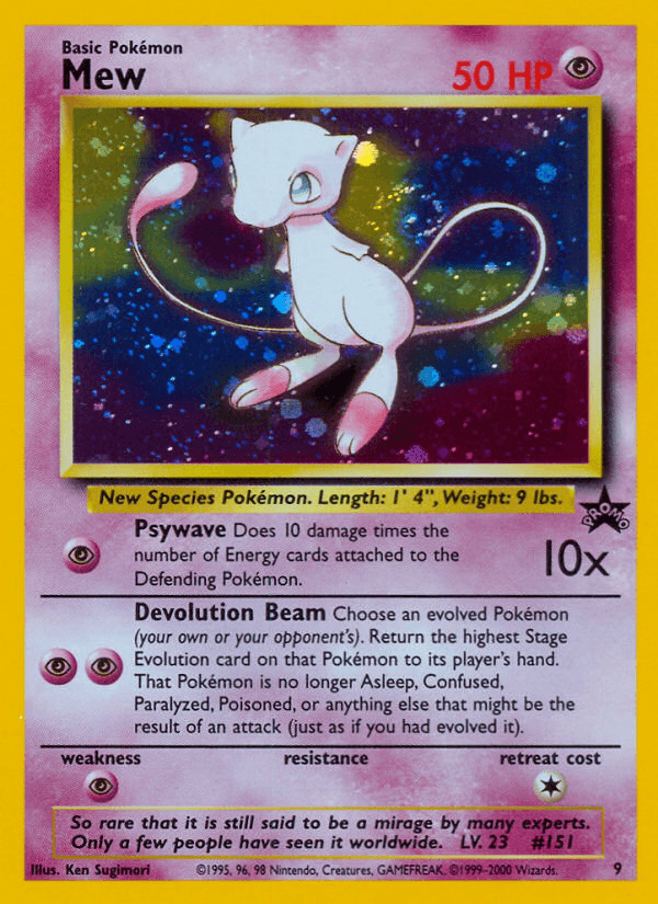 Mew — Wizards Black Star Promos 9