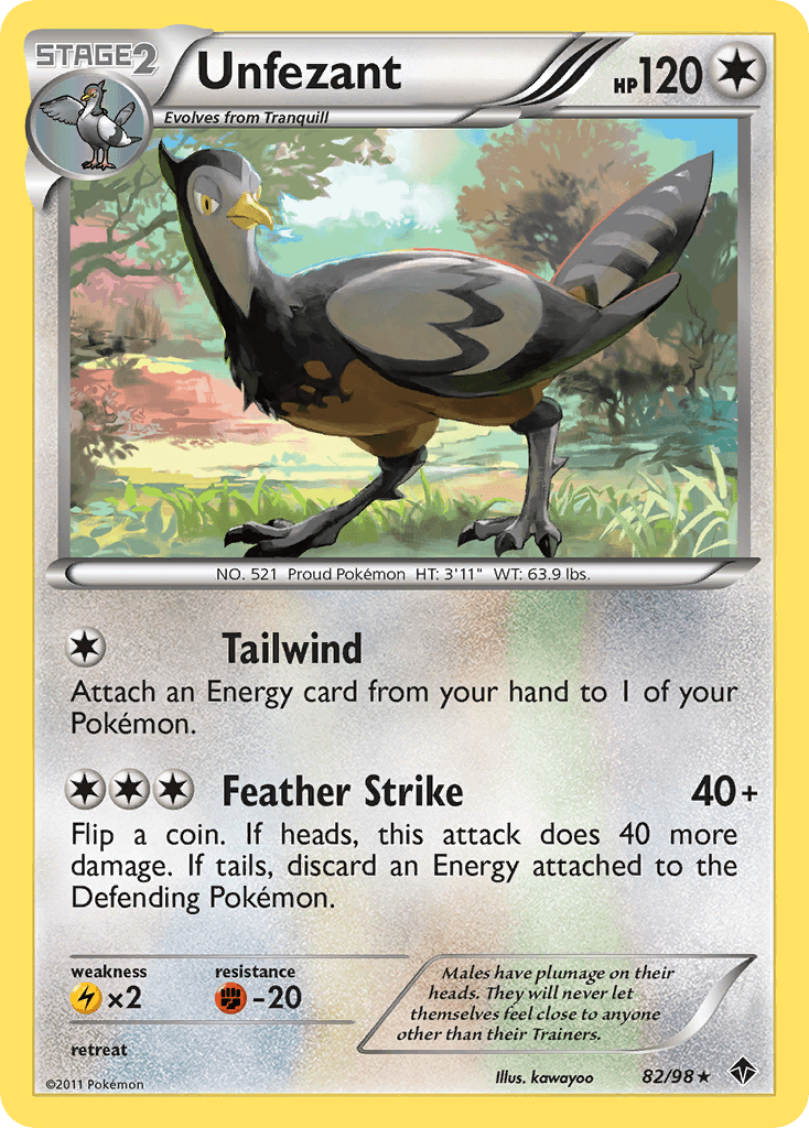 Unfezant — Emerging Powers 82