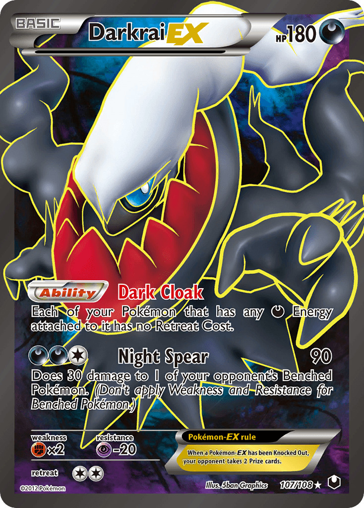 Darkrai-EX — Dark Explorers 107