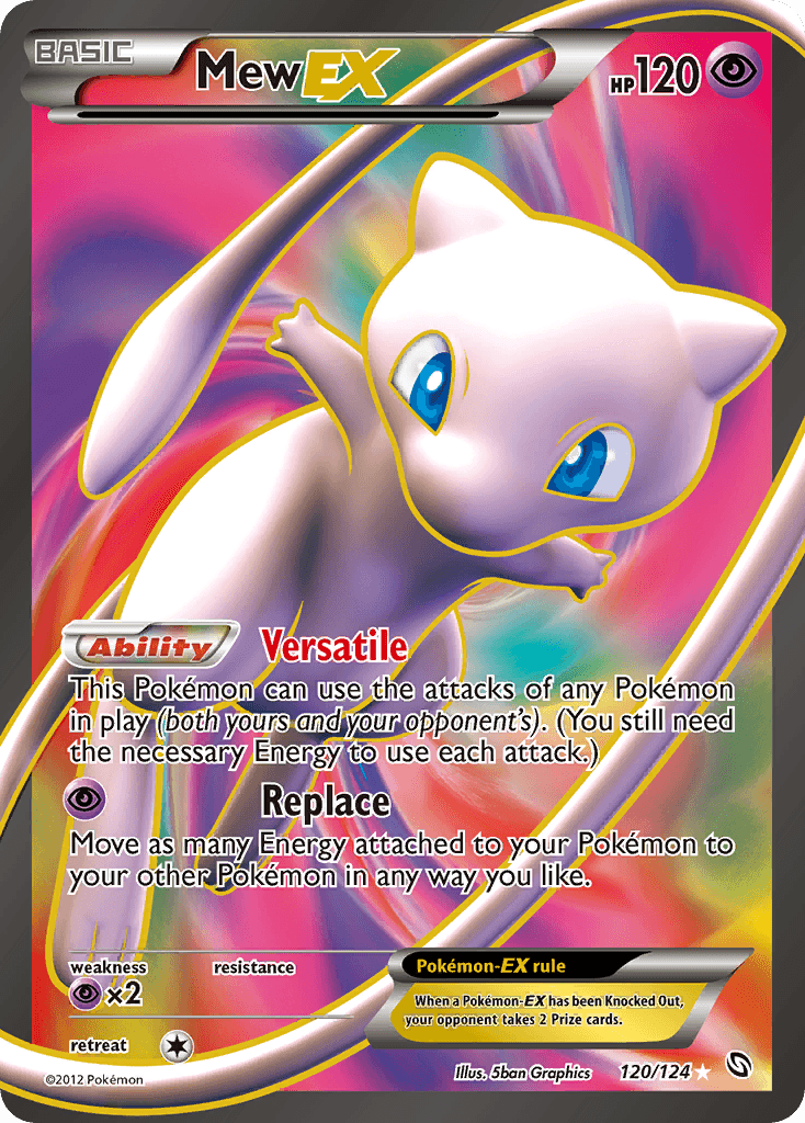 Mew-EX — Dragons Exalted 120