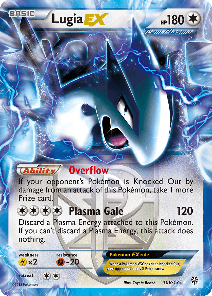 Lugia-EX — Plasma Storm 108