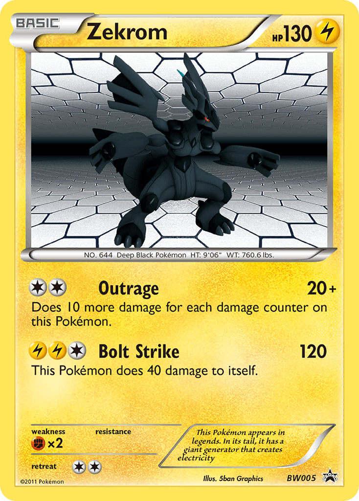 Zekrom — BW Black Star Promos BW005