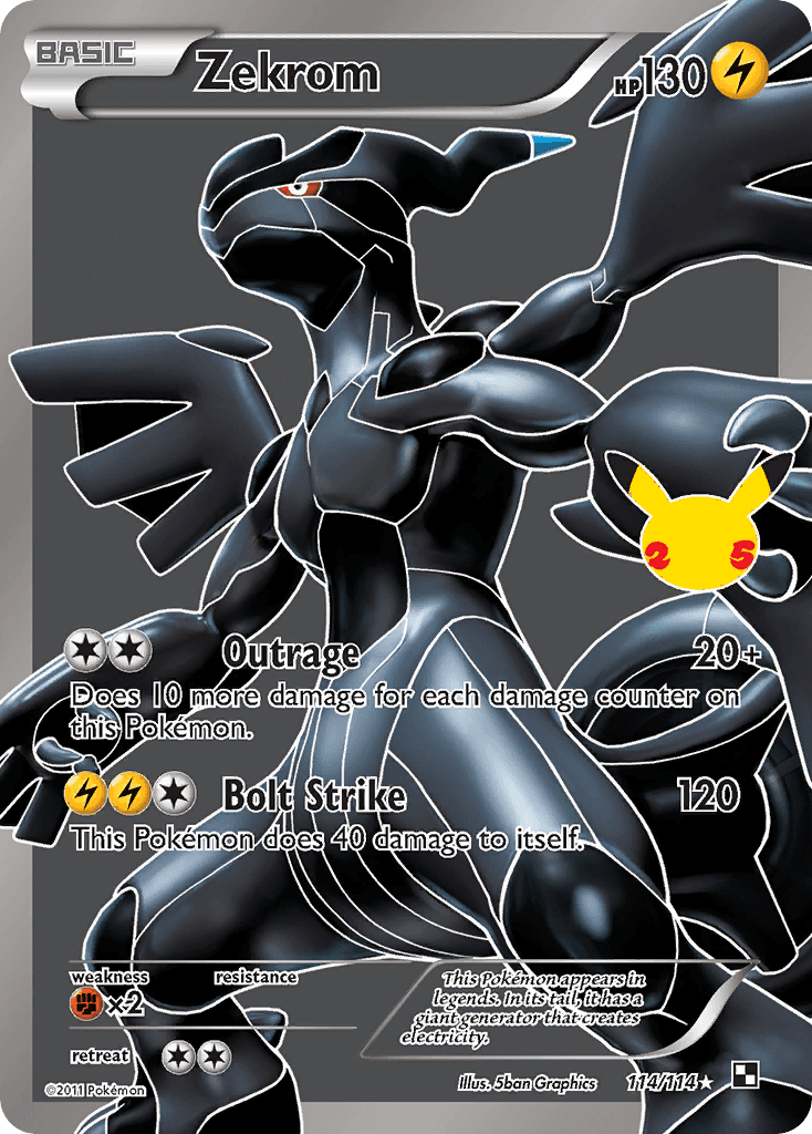 Zekrom — Celebrations: Classic Collection 114