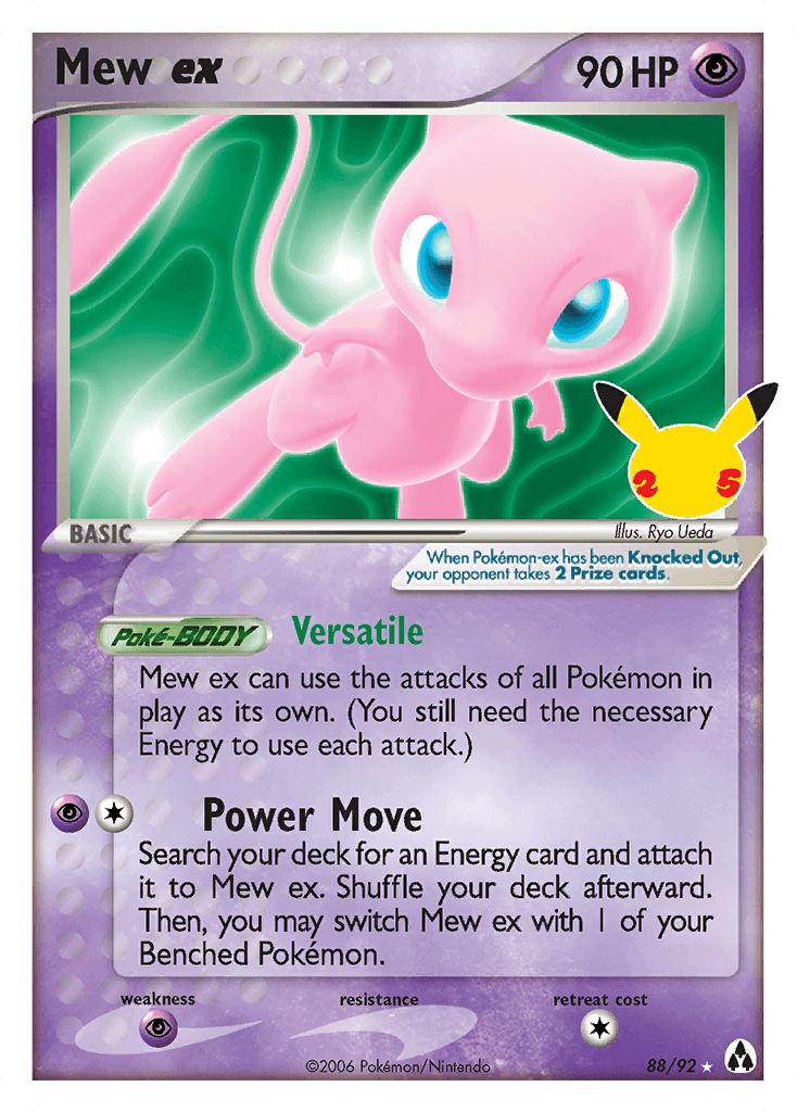 Mew ex — Celebrations: Classic Collection 88