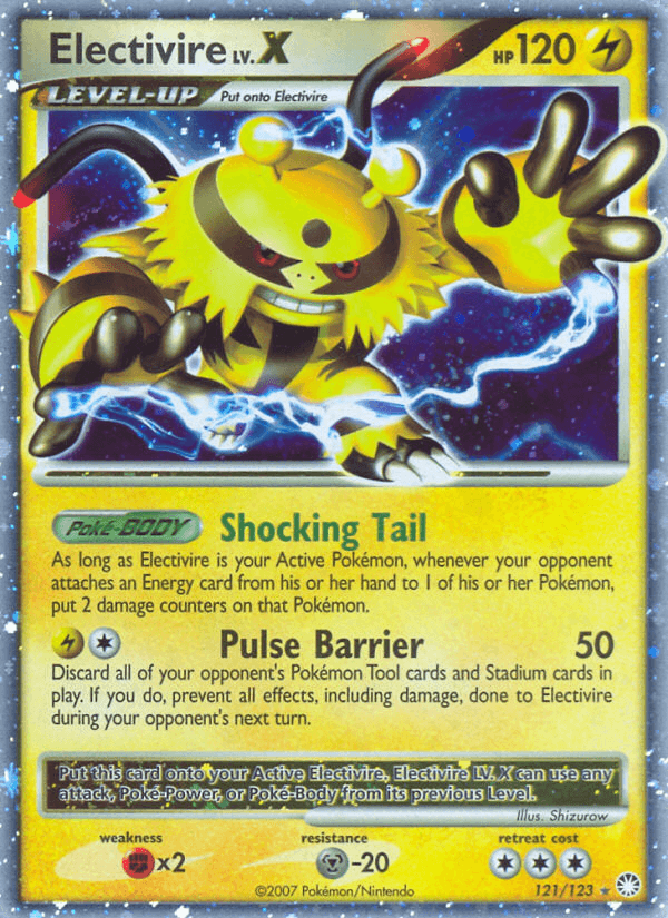 Electivire LV.X — Mysterious Treasures 121