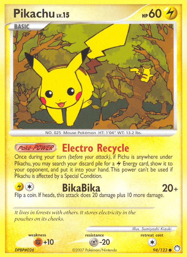Pikachu — Mysterious Treasures 94