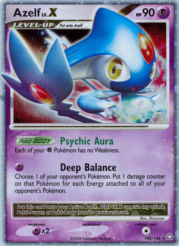 Azelf LV.X — Legends Awakened 140