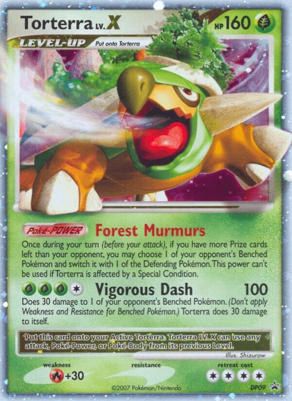 Torterra LV.X — DP Black Star Promos DP09