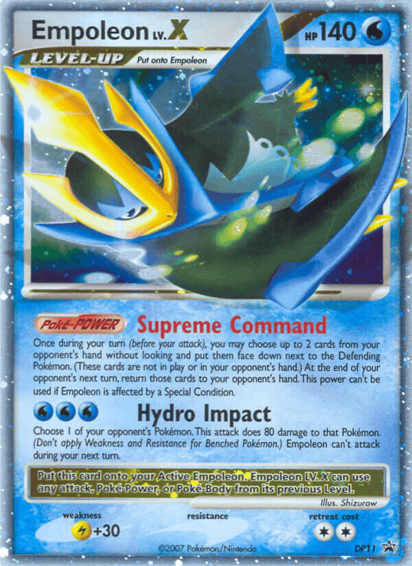 Empoleon LV.X — DP Black Star Promos DP11