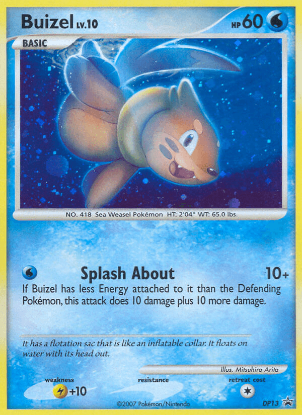 Buizel — DP Black Star Promos DP13
