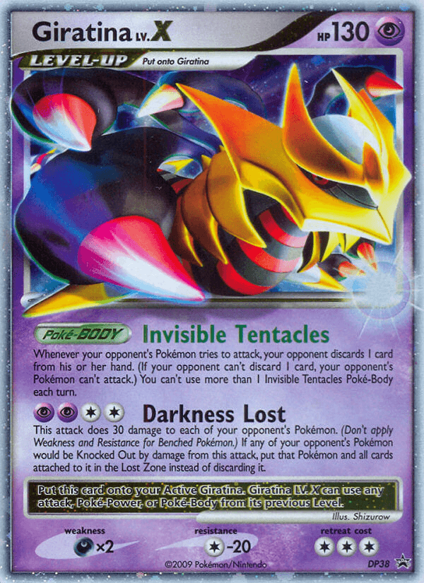 Giratina LV.X — DP Black Star Promos DP38