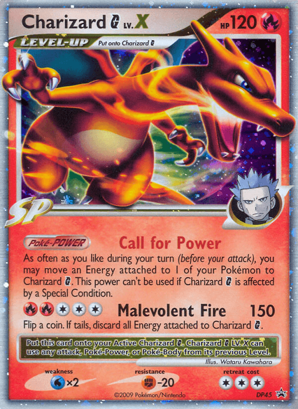 Charizard G LV.X — DP Black Star Promos DP45