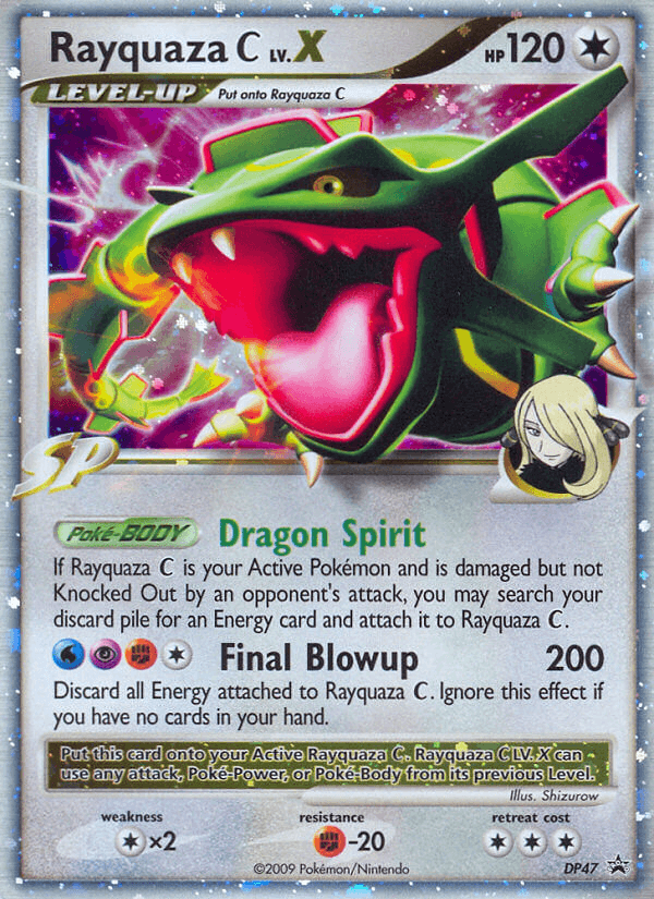 Rayquaza C LV.X — DP Black Star Promos DP47