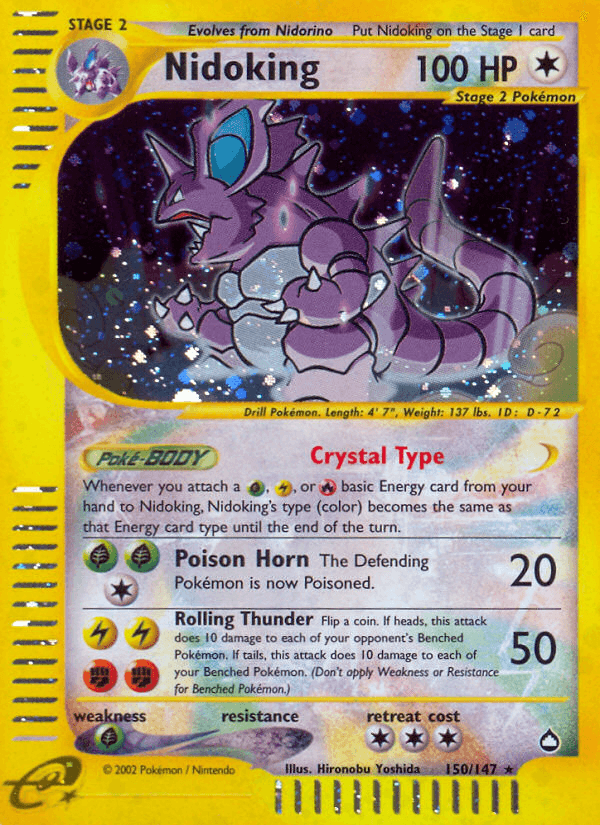 Nidoking — Aquapolis 150