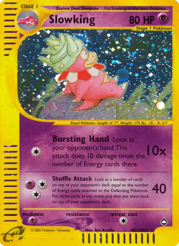 Slowking — Aquapolis H22