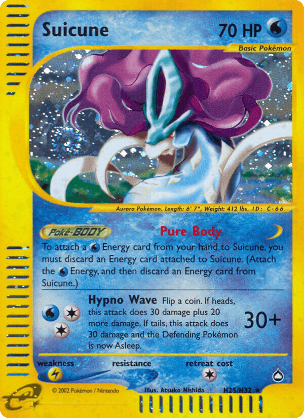 Suicune — Aquapolis H25