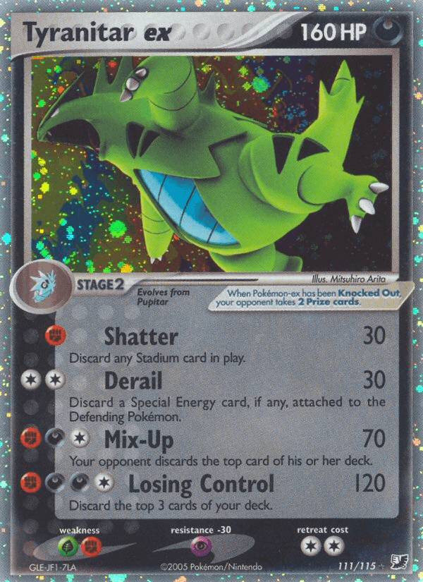 Tyranitar ex — Unseen Forces 111