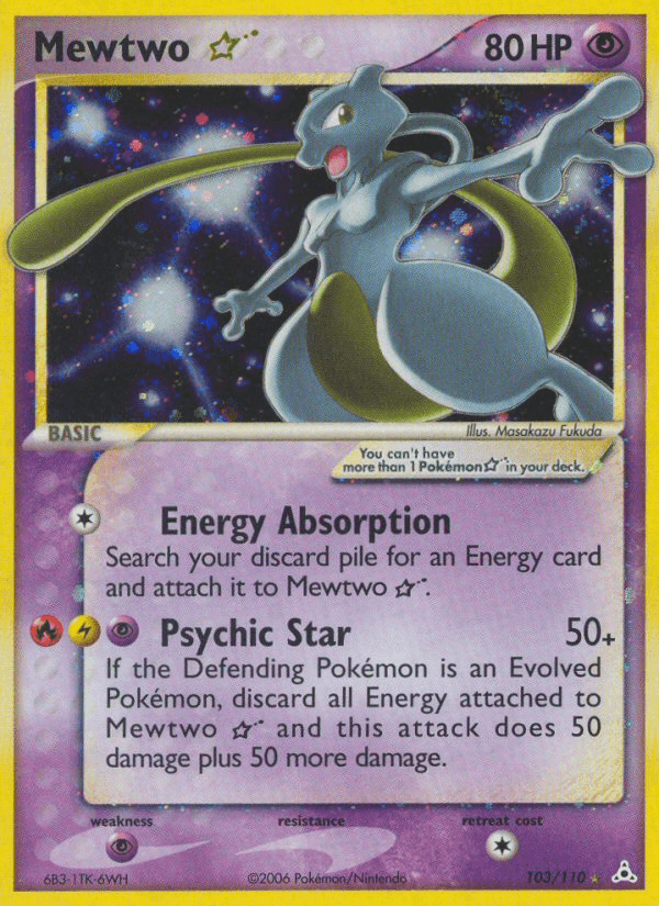 Mewtwo ★ — Holon Phantoms 103