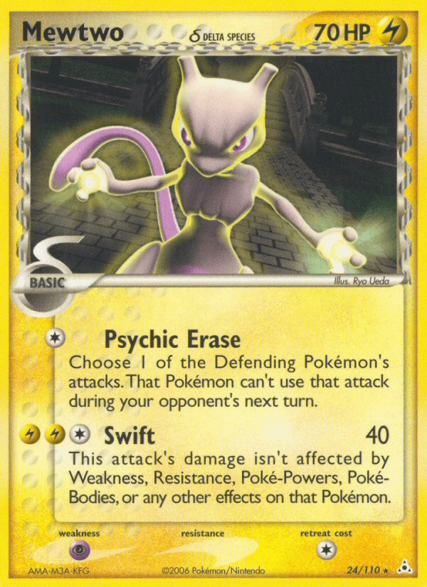 Mewtwo δ — Holon Phantoms 24