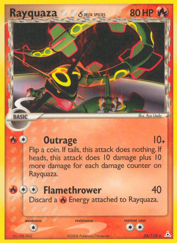 Rayquaza δ — Holon Phantoms 26