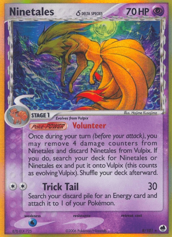 Ninetales δ — Dragon Frontiers 8