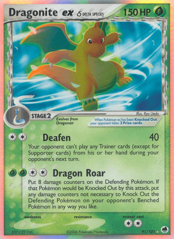 Dragonite ex δ — Dragon Frontiers 91