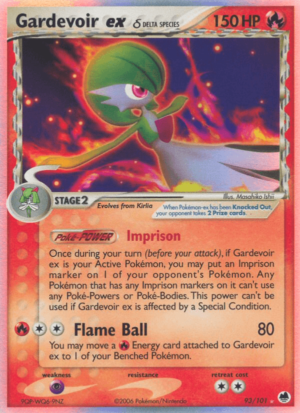 Gardevoir ex δ — Dragon Frontiers 93