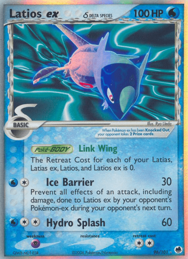 Latios ex δ — Dragon Frontiers 96