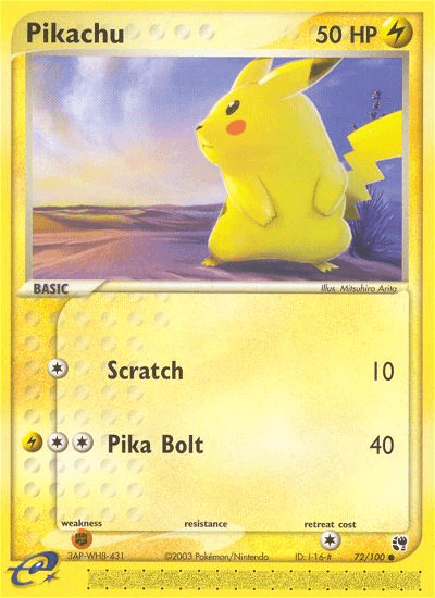 Pikachu — Sandstorm 72
