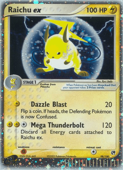 Raichu ex — Sandstorm 98