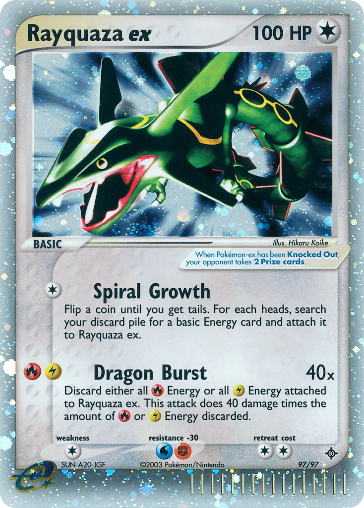 Rayquaza ex — Dragon 97