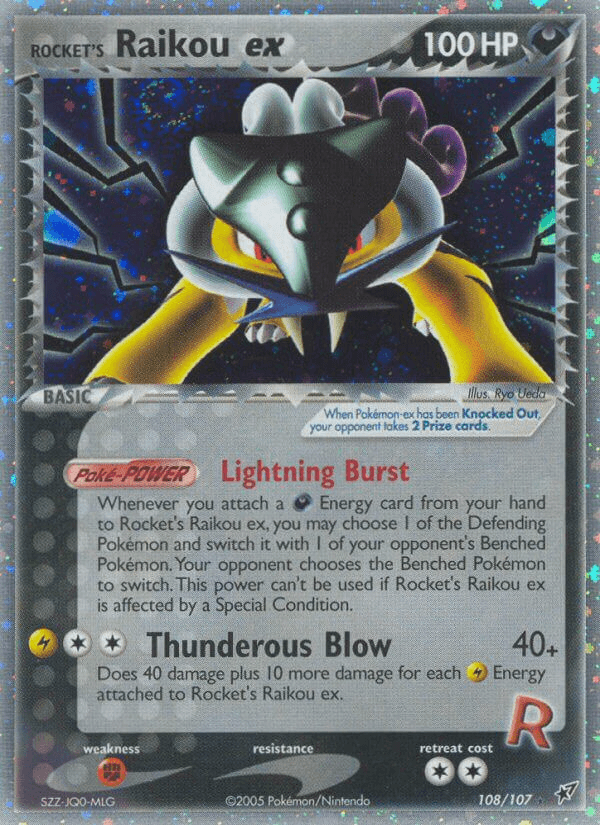 Rocket's Raikou ex — Deoxys 108