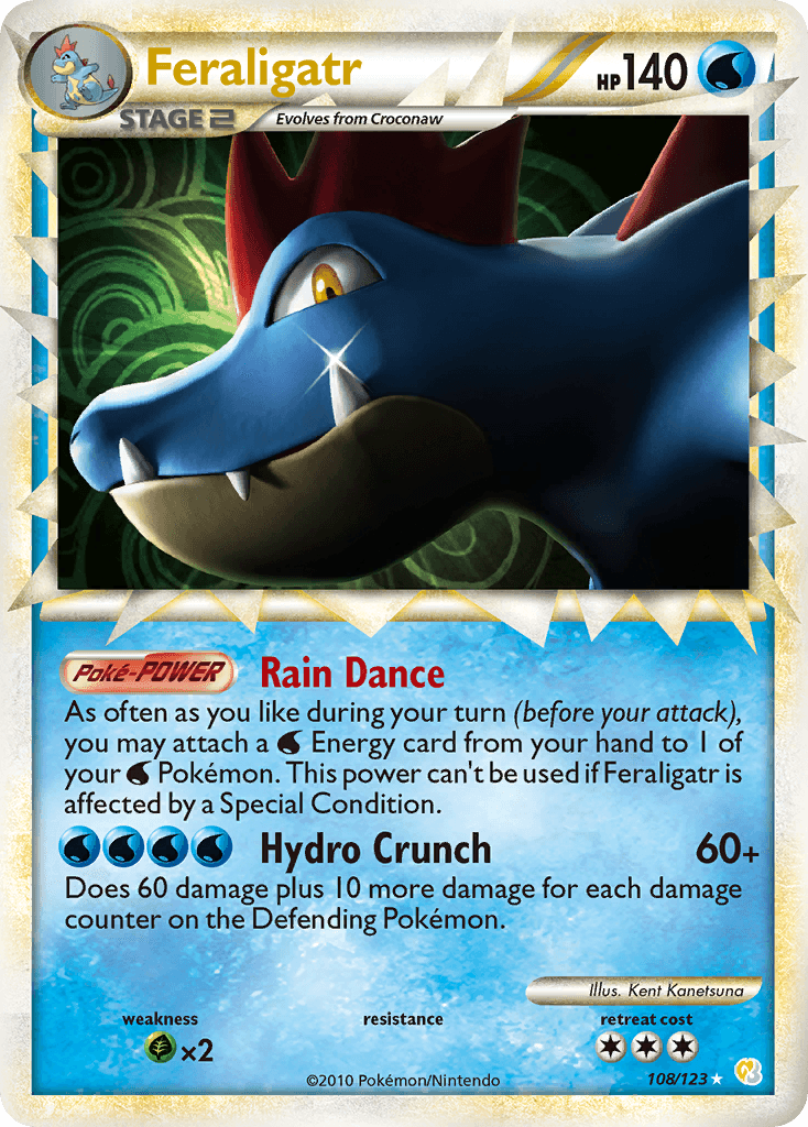Feraligatr — HeartGold & SoulSilver 108