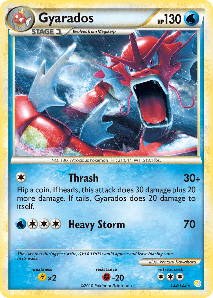 Gyarados — HeartGold & SoulSilver 123