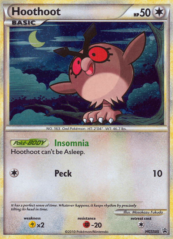 Hoothoot — HGSS Black Star Promos HGSS05