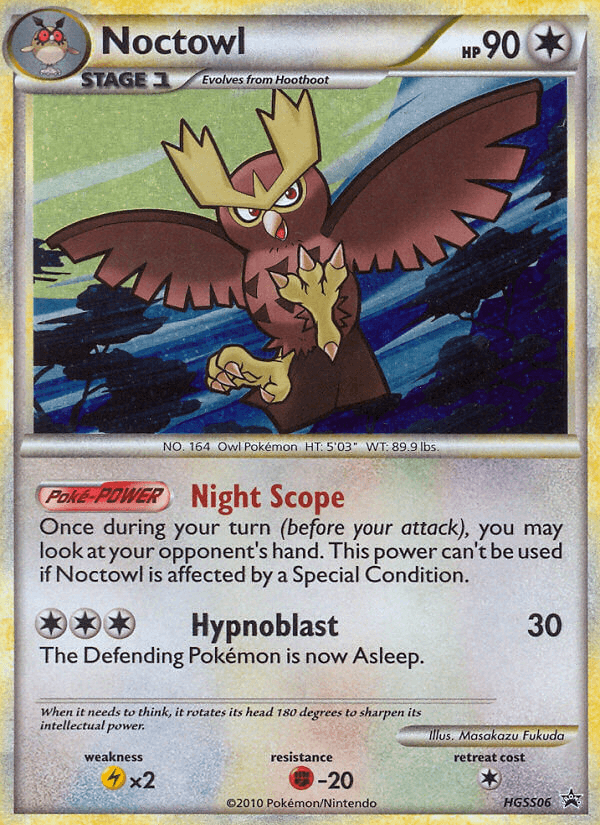 Noctowl — HGSS Black Star Promos HGSS06