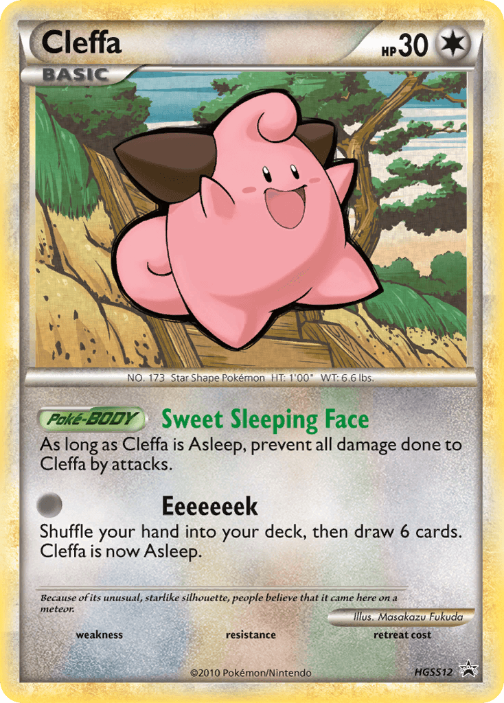 Cleffa — HGSS Black Star Promos HGSS12
