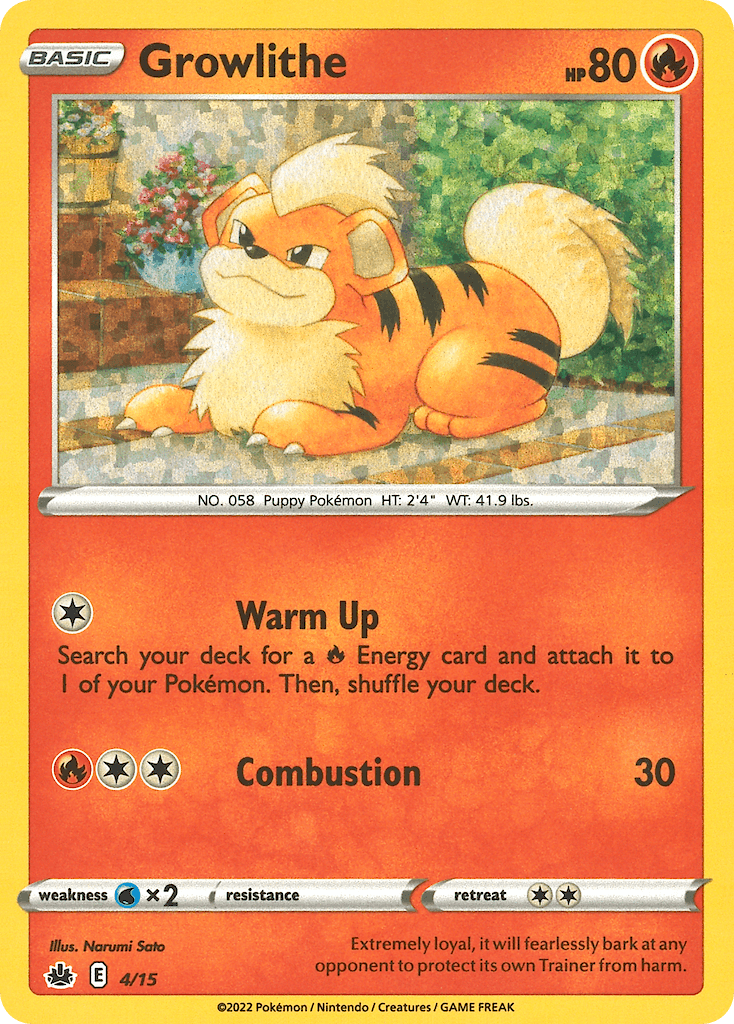 Growlithe — McDonald's Collection 2022 4
