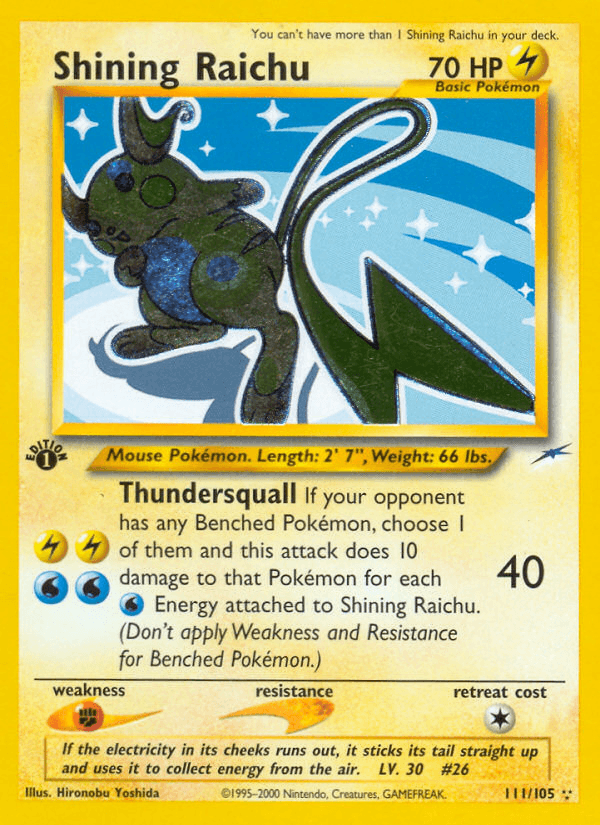 Shining Raichu — Neo Destiny 111