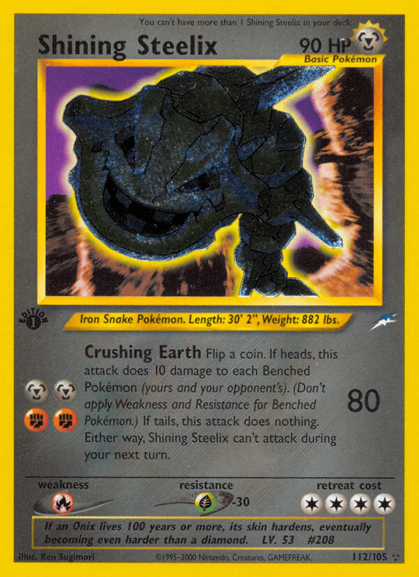 Shining Steelix — Neo Destiny 112
