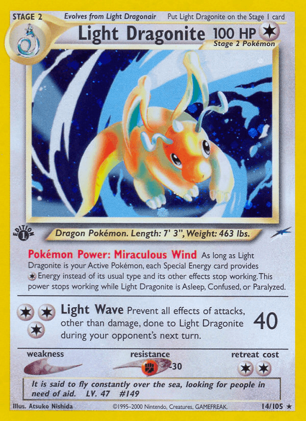 Light Dragonite — Neo Destiny 14