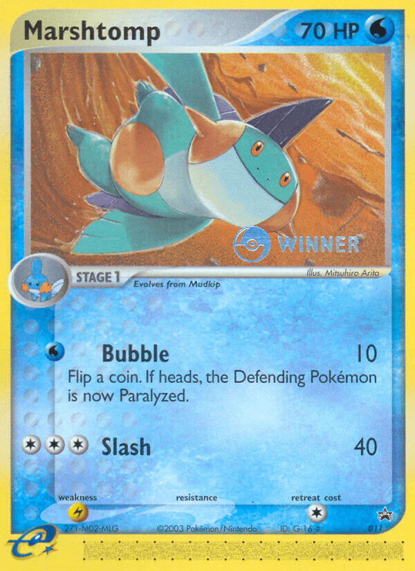 Marshtomp — Nintendo Black Star Promos 11