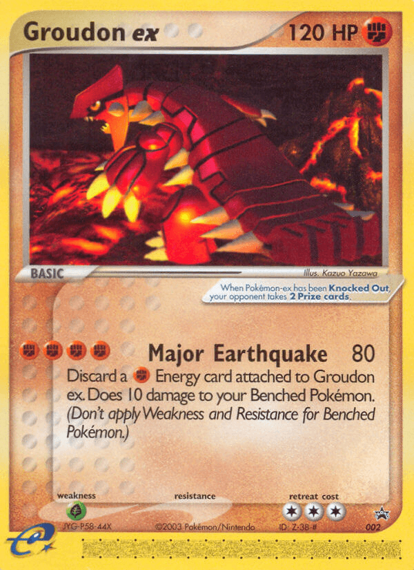 Groudon ex — Nintendo Black Star Promos 2