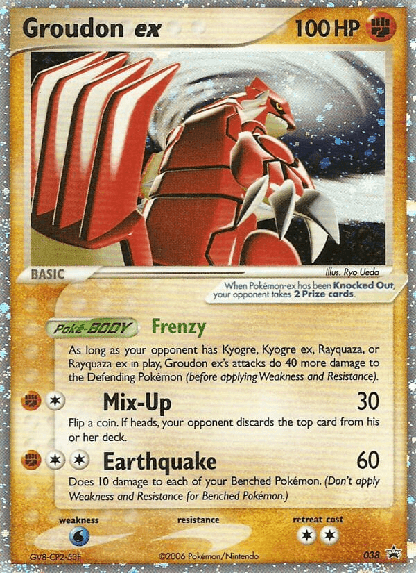 Groudon ex — Nintendo Black Star Promos 38